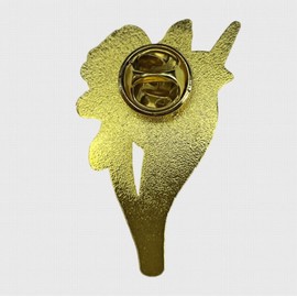 Ficsowy Enamel Pin Badge Daffodil Flower Brooch Pin for Teachers Nurses Doctors Lawyers Architects Interior Designers Florists Gardeners, Zinc, no gemstone
