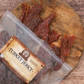 Mahogany Smoked Meats: Honey Turkey Jerky - 16oz