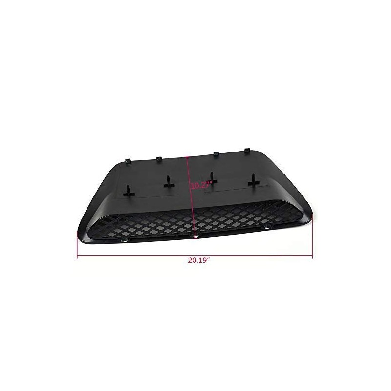 G-PLUS Hood Scoop Molding Bezel Compatible With Dodge Ram 1500