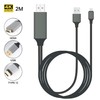 Tek Styz Powered USB-C 4k HDMI Cable Compatible with Raspberry