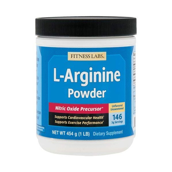 Fitness Labs L-Arginine Powder, 1 Lb
