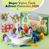 Advent Calendar 2025,24PCS 3D Printed Dragon Eggs with Dragon Inside,Movable