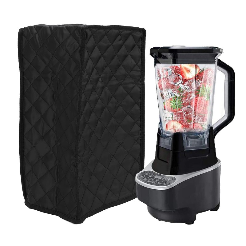 Smart Food Processor Cover with Pocket, Quilted Fabric Appliance Protector