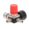 Air Compressor Regulator 4 Holes 0 to 180PSI European Air