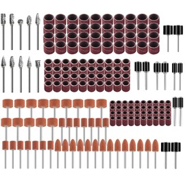 CAROTUPY Tungsten Carbide Burr Set 1/8" Shank，Die Grinder Bits with Sanding Drums and Grinding Stone Set, 184Pcs Pratical Sanding Bits Kit for Metal Carving, Wood Working, Polishing, Engraving