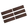 6pcs Stair Mat Self Adhesive Reusable Stair Mat Brown