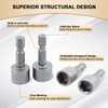 XUDYVCO 10PCS Power Nut Driver Set for Impact Drill, Professional