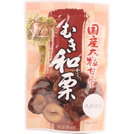 100% Japanese Chestnuts Made in Japan, Peeled Japanese Chestnuts, 4.2 oz (110 g) x 3 Pack Set (Large Sweet Chestnuts, Additive-Free, Simple Box Packaging)