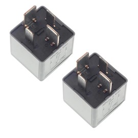 2 Pack of Car Relay for Ford Mondeo Ka Fiesta Focus Transit Kuga Explorer Galaxy Ranger C-Max S-Max B-Max 4 Pin/Way 70A DC12V Plug In Mount 5M5T-14B192-EA V23136-J4-X62