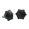 RoadPro RPKN-6P Black Plastic 6mm Radio Bracket Knobs (2) Mounting