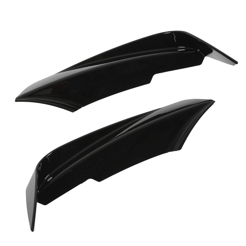 2pcs Front Bumper Vent Canard Splitter Left Right ABS Wind