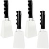 4 Pack Cow Bells with Handle Noise Makers 9 Inch