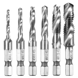 105° Angle Wrench Attachment Adapter (1/4 Inch, Drill Hexagonal Shaft) and 3 Piece Socket Adapter Cordless Screwdriver Socket Adapter Socket Spanner Nut Set for Bit Holder