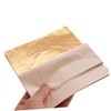 STOBOK 100pcs Imitation Gold Foil Paper for Arts and Crafts