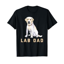 Lab Dad Yellow Labrador Retriever Shirt For Men T-Shirt