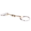 Juhua 5" Horse Tack Bit with Chain Low Port Mouth