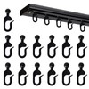 Pack of 50 Gazebo Hooks - Plastic Hooks for Curtains,