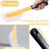 Bigwinyep Omelette Spatula, Silicone Spatula Flipper, Heat Resistant Omelette Turner