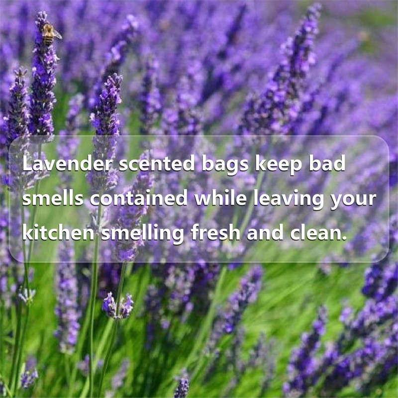 HygiCare Tall Kitchen Drawstring Trash Bags - 13 Gallons, 200