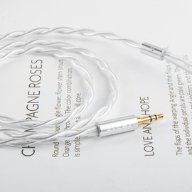 keephifi KBEAR Glint IEM Cable 2Pin, Gold-Plated 4.4MM Plug Braided 5N OFC Headphones Extension for Moondrop Blessing/Blessing2/Aria, KZ AS10/EDX/EDC, Truthear HOLA/Zero, Simgot EW100P/ EW200/EA500