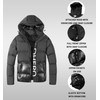 MADHERO Men's Puffer Jacket Water-Resistant Insulated Down Alternative Outerwear Coats