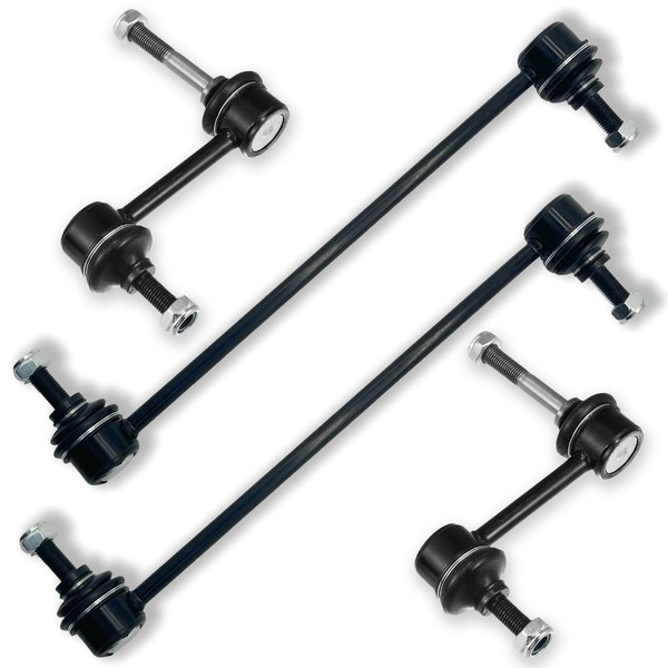 Chassora K80296 K750571 4PC Front/Rear Stabilizer Sway Bar End Link