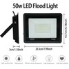 BiiKoon Heavy-Duty 50W LED Flood Light IP66 Waterproof 3500LM Super