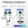 MokerLink IP67 Outdoor 2.5 Gigabit PoE Splitter, 10/100/1000/2500Mbps, IEEE 802.3