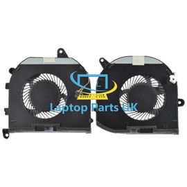 LPUK Replacement CPU & GPU Cooling Fan compatible with Dell XPS 15 9570