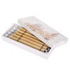 Fockety Calligraphy Pen, Natural Bamboo Material, 5 Pieces, School Supplies,
