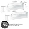 NiHome Wall Mount Clear Acrylic Hand Towel Racks 2-Pack for
