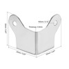 sourcing map 22x22x22mm Metal Box Corner Protectors Box Edge Guard