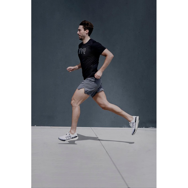 TYR SR11199.5 Tempo Runner WHT/Blue 9.5