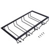 Black Wine Glass Storage Rack Organizer Hanger Holder Kitchen Bar