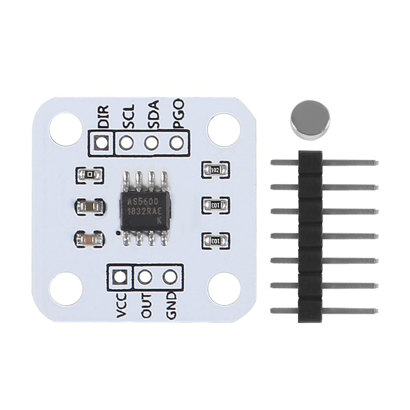 AITIAO 4Pcs AS5600 Magnetic Encoder Magnetic Induction Angle Measurement Sensor