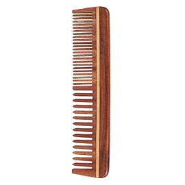 SVATV Handmade Rosewood/Rosewood Detangling Comb for Thick, Curly and Wavy Hair, Non-Static and Environmentally Friendly S-78A