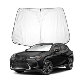 BIXUAN Sonnenschutz kompatibel mit Lexus UX 2019 2020 2021 2022 2023 2024 Windschutzscheibe für das Auto Frontscheibenabdeckung Windschutz für Frontscheibe Blockiert UV Abdeckung Faltbar