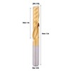 5pcs Professional CNC End Mill Metal Spiral Router Bit Milling