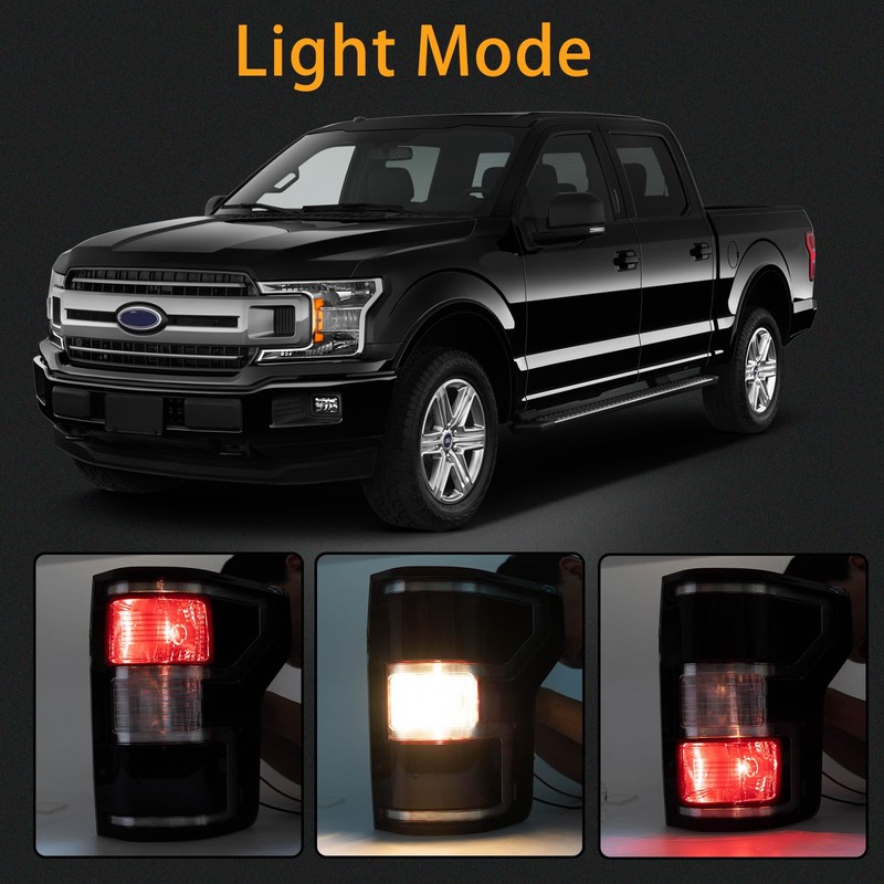 Brake Tail Light Rear Lamp Compatible With Ford F150 F-150