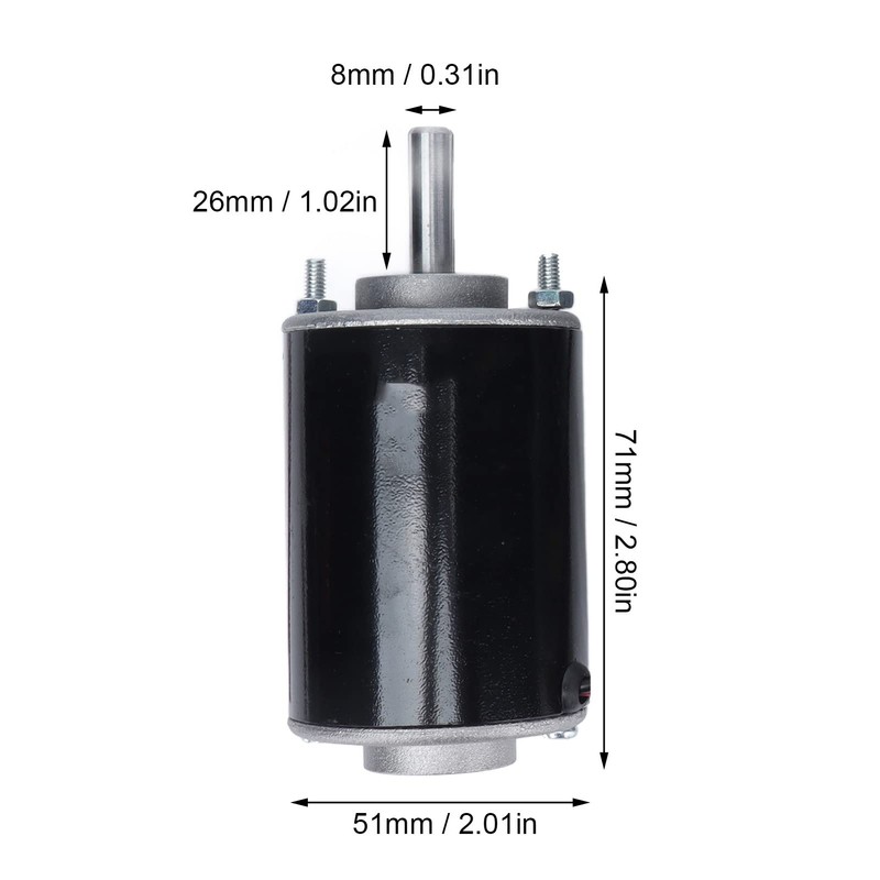 DC Motor 12V 3500RPM Permanent Magnet High Speed Electric Motor