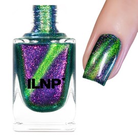 ILNP Mad House - Purple to Green Magnetic Cat Eye Nail Polish, Color Shifting Shimmer, Non-Toxic, Vegan, Cruelty-Free