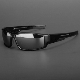 Polarized Vertex Men Anti Glare Fishing Cycling Driving Sport Sunglasses - Lens Color: Blue Lens