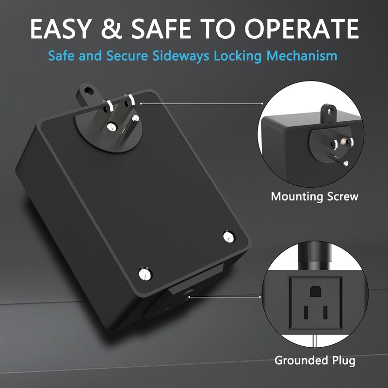 3 Speed Regulator Adjuster Cordless for Inline Duct Exhaust Fan