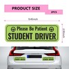 2PCS Student Driver Magnet for Car,Highly Reflective New Driver Sign