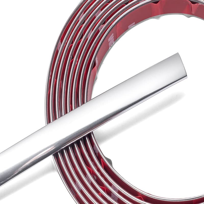 Car Elements 32Ft Automotive Chrome Trim Molding 3/8"(10mm) Universal Car