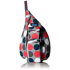 KAVU Mini Rope Bag Cotton Crossbody Sling, Got Dots