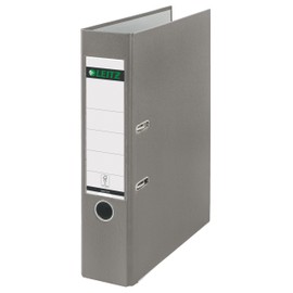 Leitz 80mm Foolscap 180 Degree Plastic Lever Arch File Spine - Grey