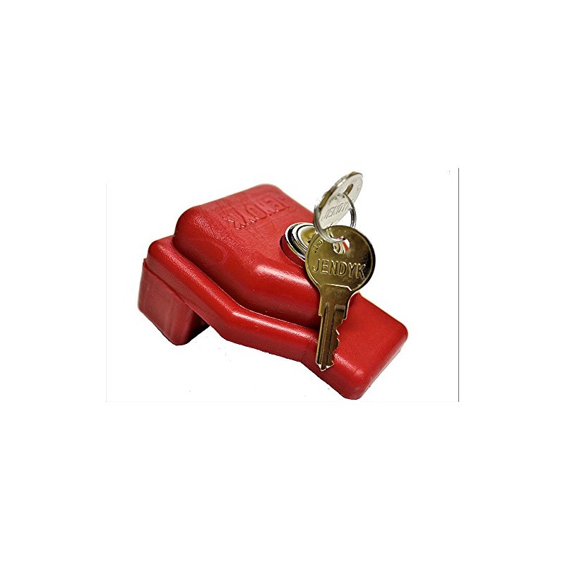 Jendyk Glad-KA Red Plastic Glad Hand Lock (Keyed Alike), 1