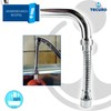 tecuro Outlet Hose for Fittings 135 mm Chrome-Plated Metal