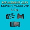 EquiVizor Horse Fly Mask Safety Breakaway Replacement L Clip